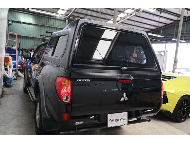 トライトン ベースグレード　キャノピールーフキャリア１６ＡＷタイヤ２０２４年製サイドステップナビＴＶＢカメラＥＴＣ記録簿（2枚目）