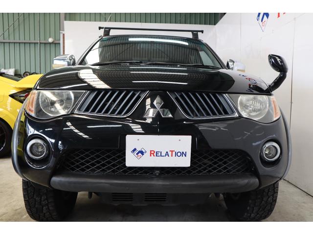 トライトン ベースグレード　キャノピールーフキャリア１６ＡＷタイヤ２０２４年製サイドステップナビＴＶＢカメラＥＴＣ記録簿（4枚目）