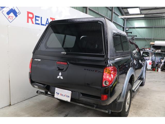 トライトン ベースグレード　キャノピールーフキャリア１６ＡＷタイヤ２０２４年製サイドステップナビＴＶＢカメラＥＴＣ記録簿（8枚目）