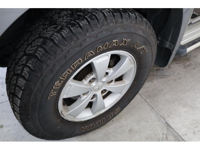 トライトン ベースグレード　キャノピールーフキャリア１６ＡＷタイヤ２０２４年製サイドステップナビＴＶＢカメラＥＴＣ記録簿（35枚目）