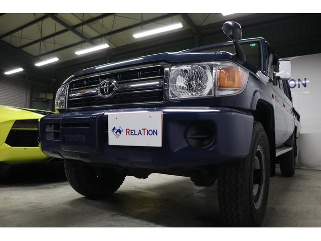 ランドクルーザー70 ピックアップ 1オーナー電動ウインチデフロック5MTナビTVETCバンパー同色1年保証(6枚目)