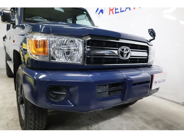 ランドクルーザー70 ピックアップ 1オーナー電動ウインチデフロック5MTナビTVETCバンパー同色1年保証(33枚目)