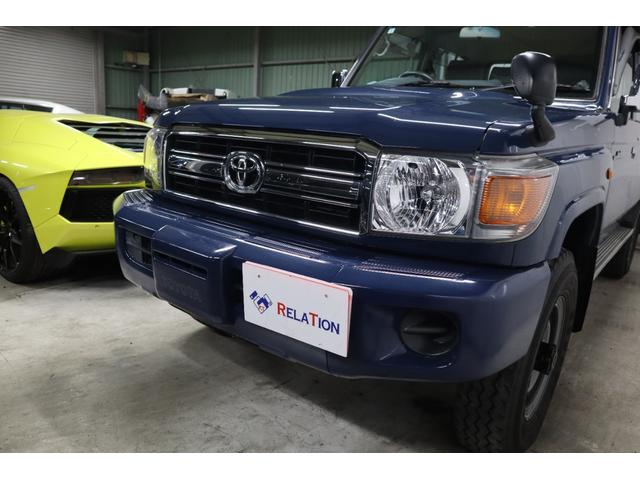 ランドクルーザー70 ピックアップ 1オーナー電動ウインチデフロック5MTナビTVETCバンパー同色1年保証(38枚目)
