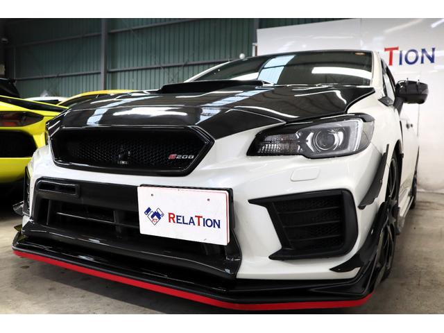 ＷＲＸ ＳＴＩ Ｓ２０８ＮＢＲチャレンジパックカーボンリヤウイング　限定ドライカーボンルーフウイング専用ＢＢＳホイールブレンボ６ｐｏｔビルシュタイン足回社外カーボンボンネットトランクカナードドアミラーパネルデュフュザーレカロシート追加メータータワーバーディーラー記録簿（7枚目）