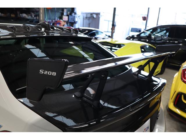 ＷＲＸ ＳＴＩ Ｓ２０８ＮＢＲチャレンジパックカーボンリヤウイング　限定ドライカーボンルーフウイング専用ＢＢＳホイールブレンボ６ｐｏｔビルシュタイン足回社外カーボンボンネットトランクカナードドアミラーパネルデュフュザーレカロシート追加メータータワーバーディーラー記録簿（18枚目）