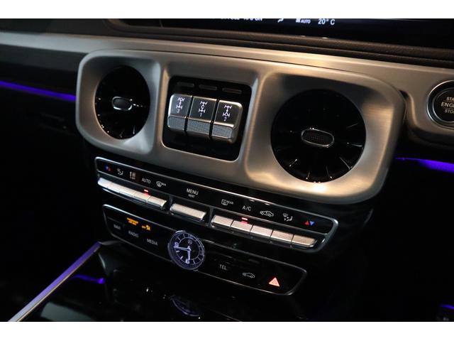 Ｇクラス Ｇ３５０ｄ　ＡＭＧライン　１オーナーラグジュアリーＰＫＧアダプティブダンピングサンルーフブラックレザーシートブルメスターナビＴＶ３６０カメラ２０ＡＷレーダークルーズプッシュスタート記録簿Ｒ２．３．４．５．６．７年（22枚目）