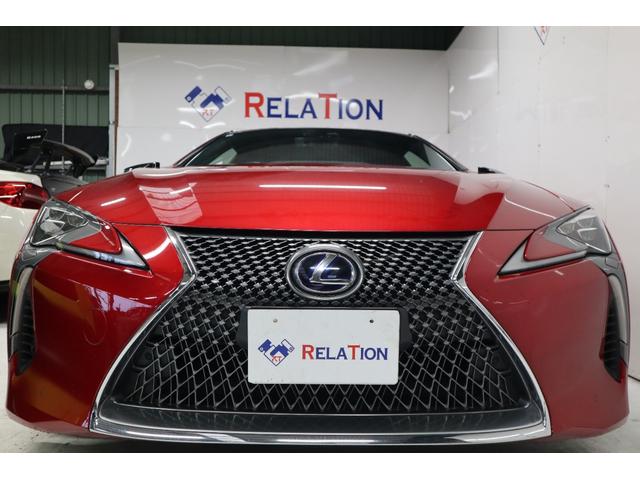 ＬＣ ＬＣ５００ｈ　Ｓパッケージ　２１ＡＷマークレビンソンＨＵＤカーボンルーフアクティブリアウイングハーフレザーシートナビＴＶＢカメラＥＴＣシートベンチレーションセーフティセンスＬＥＤヘッドライト１年保証（4枚目）