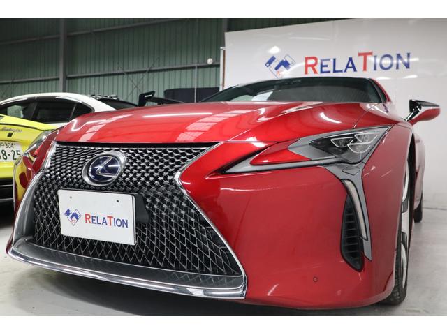 ＬＣ ＬＣ５００ｈ　Ｓパッケージ　２１ＡＷマークレビンソンＨＵＤカーボンルーフアクティブリアウイングハーフレザーシートナビＴＶＢカメラＥＴＣシートベンチレーションセーフティセンスＬＥＤヘッドライト１年保証（6枚目）