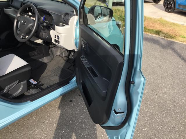 ミライース Ｇ　ＳＡＩＩＩ　試乗車ＵＰ　キーフリーシステム　オートエアコン　ＳＲＳエアバック　運転席助手席シートヒーター　ＬＥＤヘッドランプ　オート格納式ドアミラー　運転席シートリフター　チルトステアリング　コーナーセンサー（43枚目）