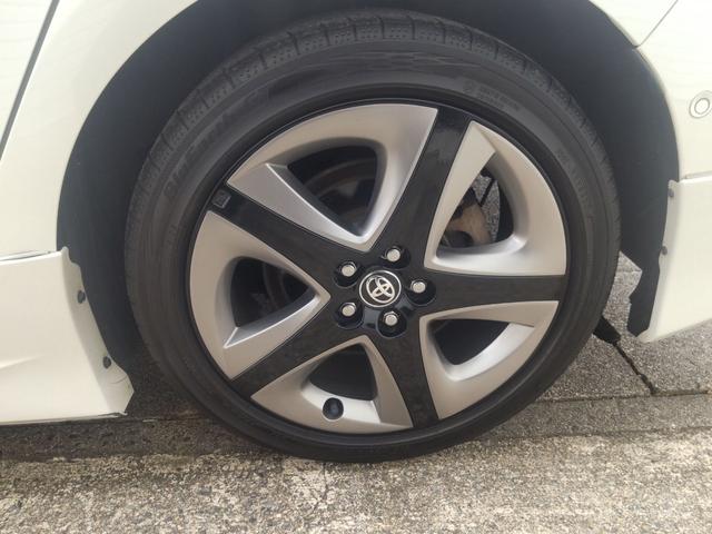 プリウス A ETC バックカメラ ナビ TV クリアランスソナー オートクルーズコントロール レーンアシスト パークアシスト 衝突被害軽減システム アルミホイール オートマチックハイビーム オートライト(38枚目)