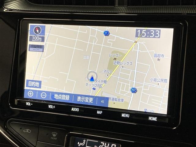 アクア Sスタイルブラック フルセグ メモリーナビ DVD再生 ミュージックプレイヤー接続可 バックカメラ 衝突被害軽減システム ETC LEDヘッドランプ ワンオーナー フルエアロ(5枚目)