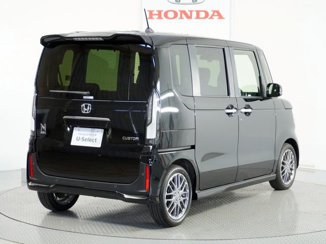 Ｎ－ＢＯＸカスタム ターボ　２年保証当社試乗車ナビＲカメ両電扉ＥＴＣドラレコ　デモカーアップ　イモビライザー　車線逸脱　ＡＣＣ　ハーフレザ　衝突安全ボディ　衝突被害軽減　ベンチシート　オートマチックハイビーム　キーフリー　ＥＳＣ（20枚目）