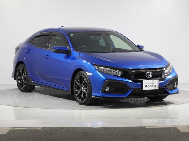 シビック ハッチバック 1オ-ナ-ナビDレコRカメETCクルコンBT アダプティブクルーズ Bluetooth シートヒーター オートハイビーム 18インチ純正アルミホイール 禁煙車 フルセグTV DVD再生 レーンアシスト(27枚目)