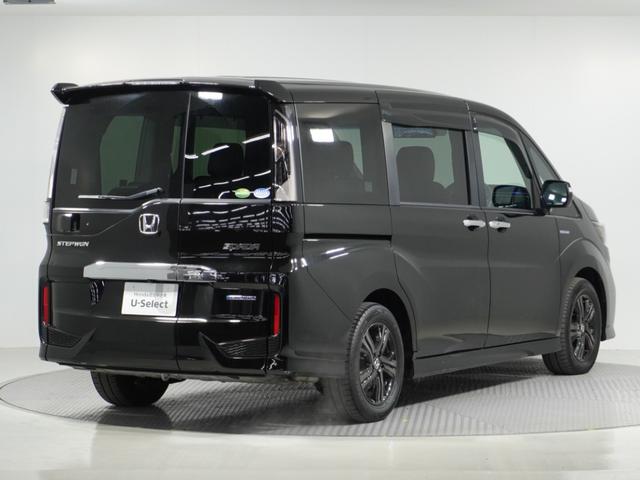 ステップワゴンスパーダ スパーダハイブリッドＧ・ＥＸホンダセンシングブラスタ　ナビＲカメＤレコＥＴＣ両電扉ＢＴ地デジ　アダプティブクルーズコントロール　Ｂｌｕｅｔｏｏｔｈ　シートヒーター　障害物センサー　１６インチ純正アルミホイール　禁煙車　フルセグ　ＤＶＤ　ＵＳＢ　スペアキー（19枚目）
