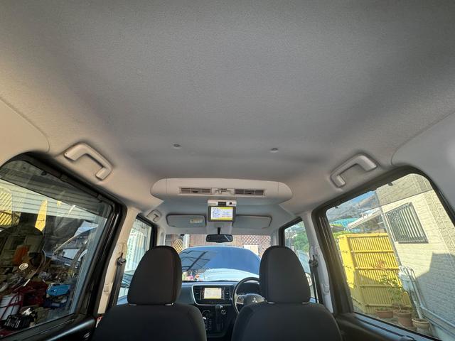 eKスペースカスタム カスタムT 1オーナー 禁煙車 ターボ車 純正ナビ フルセグTV バックカメラ 両側パワースライドドア フリップダウンモニター ETC オートライト 電格ミラー 純正バイザー(13枚目)