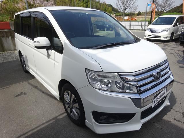 ステップワゴンスパーダ パワーエディション　ＨＩＤヘッドライト　オートライト　ＥＴＣ　メモリーナビ　バックカメラ　両側電動スライドドア　オートエアコン　後部座席マニュアルエアコン　一年保証（36枚目）