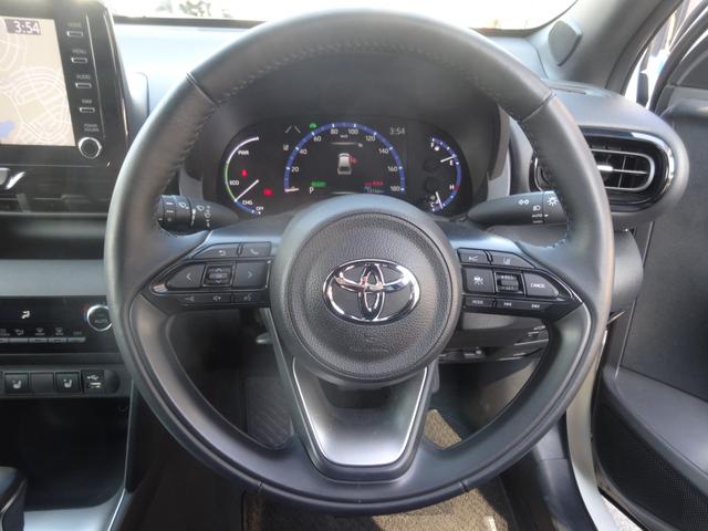 ヤリスクロス ハイブリッドZ Bluetoothオーディオ バックカメラ プッシュスタート パワーウィンドウ 電動格納ミラー シートヒーター オートエアコン ETC スマートキー LEDヘッドライト(14枚目)