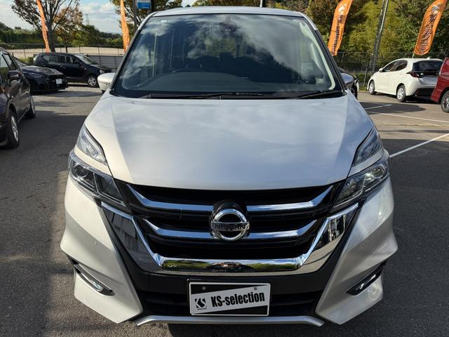 セレナ ハイウェイスターG ETC スマートキー Bluetooth デジタルインナーミラー パーキングアシスト 両側電動スライドドア 衝突被害軽減ブレーキ 横滑り防止 フリップダウンモニター(4枚目)