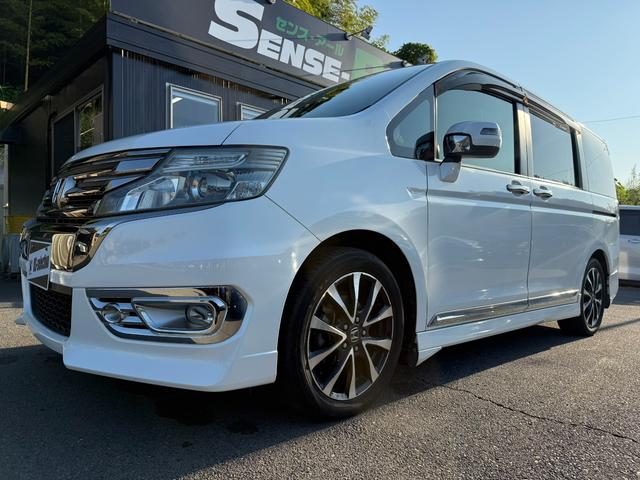 ステップワゴンスパーダ Z クールスピリット ETC スマートキー 両側電動スライドドア サンシェード バックモニター Bluetooth オートライト 横滑り防止 タイヤサイズ205/55R17(40枚目)