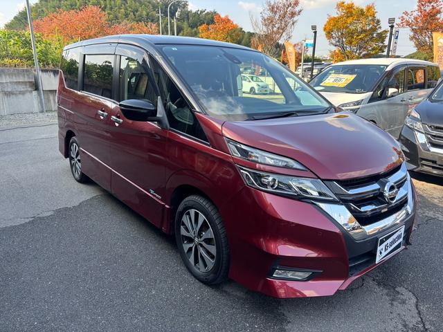 セレナ ハイウェイスターG プロパイロットエディション フリップダウンモニター ETC バックカメラ パワーウィンドウ 横滑り防止 衝突被害軽減ブレーキ オートライト オートエアコン サンシェード スマートキー 後席オートエアコン(45枚目)