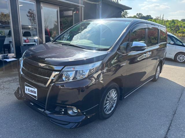 エスクァイア ハイブリッドGi ブラックテーラード Bluetooth ETC フリップダウンモニター バックカメラ クルーズコントロール 両側電動スライドドア プッシュスタート サンシェード オートエアコン オートライト スマートキー(44枚目)