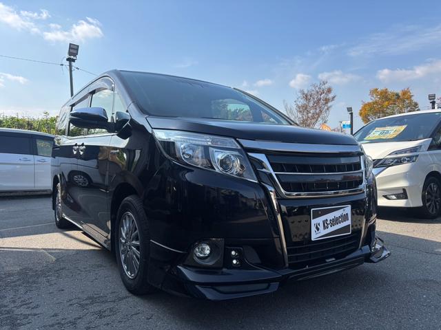 エスクァイア ハイブリッドGi ブラックテーラード Bluetooth ETC フリップダウンモニター バックカメラ クルーズコントロール 両側電動スライドドア プッシュスタート サンシェード オートエアコン オートライト スマートキー(47枚目)