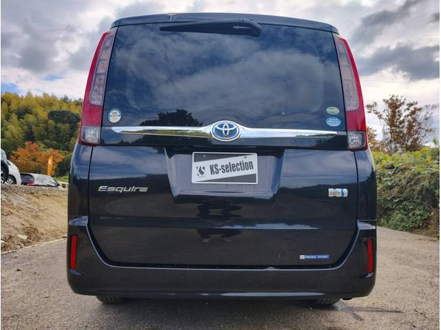 エスクァイア ハイブリッドGi ETC スマートキー Bluetooth 両側電動スライドドア 車両接近通報装置 バックモニター シートヒーター サンシェード フリップダウンモニター(45枚目)