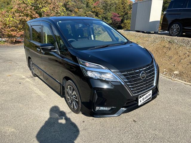 セレナ ハイウェイスターV スマートキー ETC 両側電動スライドドア フリップダウンモニター フルセグTV オートライト オートエアコン 純正ステアリング(35枚目)