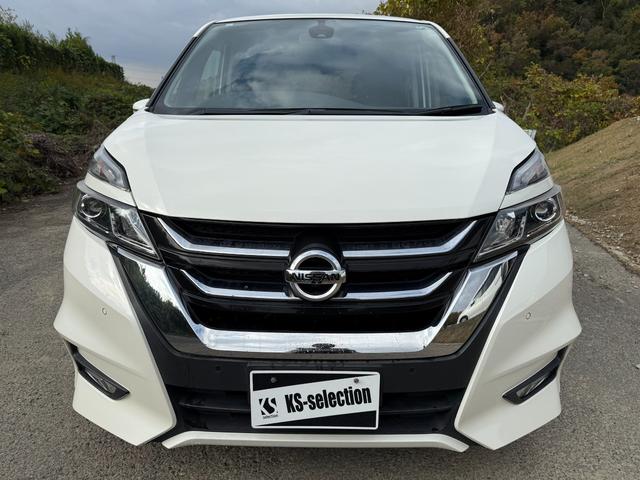 セレナ ハイウェイスター　スマートキー　ＥＴＣ　Ｂｌｕｅｔｏｏｔｈ　両側電動スライドドア　フリップダウンモニター　アラウンドビューモニター　サンシェード　横滑り防止　衝突被害軽減ブレーキ（4枚目）