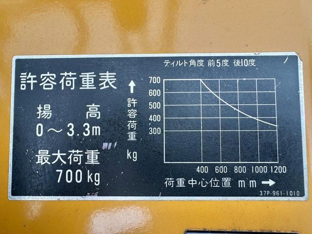 　コマツ　フォークリフト　ＦＧ０７－２　揚高３．３ｍ　荷重７００ｋｇ　ガソリン　マニュアル(21枚目)