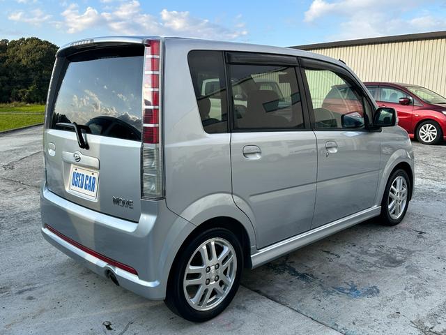 ムーヴ カスタム RS 4気筒ターボ 後期型 社外ナビ フルセグ ETC ディスチャージヘッドライト オートエアコン キーレスエントリー 禁煙車 室内クリーニング済みです(42枚目)