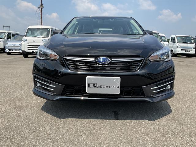 インプレッサスポーツ スバル アドバンス ４ｗｄ 登録済未使用車 ネイビー ライトグレー内装 サイド フロントカメラ リバース連動ドアミラー クリアランスソナー 全車速追従機能付クルコン レーンアシスト パワーシート ｌｅｄヘッド アルミ 奈良県 アドバンス