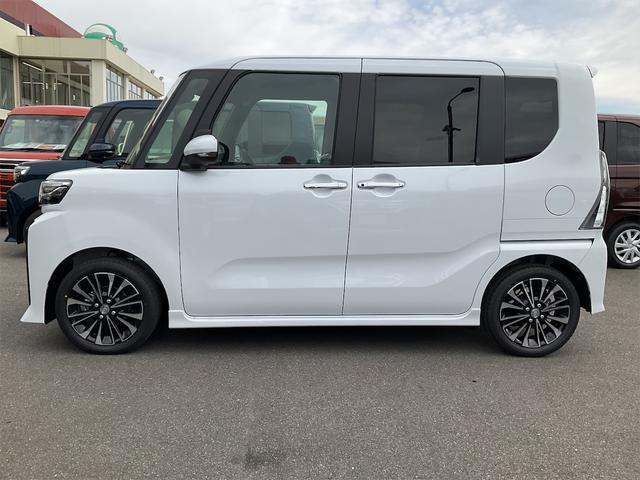 カスタムRS 届け出済み未使用車 バックカメラ 両側電動スライドドア クリアランスソナー レーンアシスト 衝突被害軽減システム オートライト LEDヘッドランプ スマートキー アイドリングストップ 電動格納ミラー(5枚目)