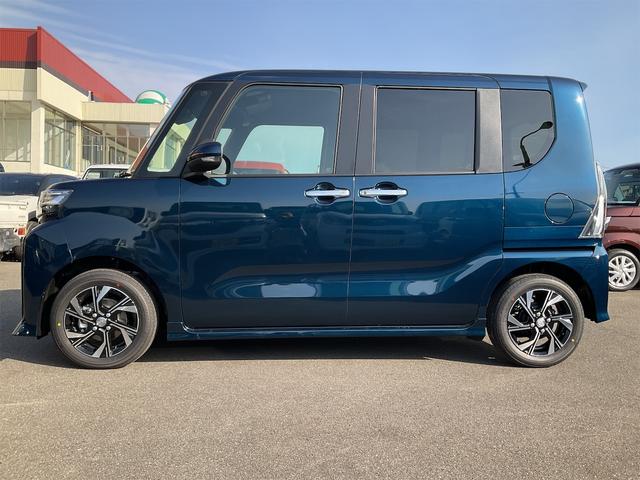 カスタムR 届け出済み未使用車 バックカメラ 両側電動スライドドア クリアランスソナー レーンアシスト 衝突被害軽減システム オートライト LEDヘッドランプ スマートキー アイドリングストップ 電動格納ミラー(5枚目)