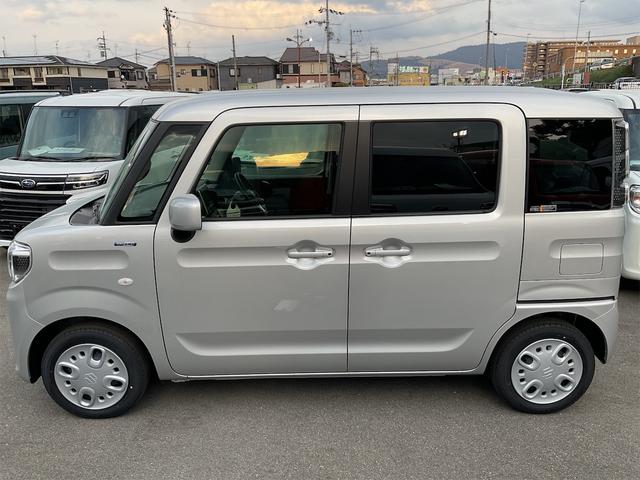 ハイブリッドX 届け出済み未使用車 両側電動スライドドア クリアランスソナー レーンアシスト 衝突被害軽減システム オートライト スマートキー アイドリングストップ 電動格納ミラー シートヒーター ベンチシート(5枚目)