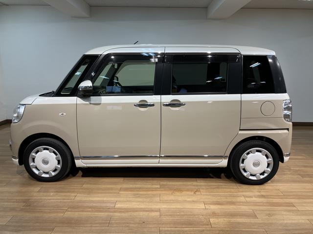 ムーヴキャンバス GメイクアップVS SAIII サポカーSワイド 認定中古車 純正エントリーメモリーナビ・全方位カメラ・メッキパック・ウッド調インパネパック・両側電動スライドドア・LEDヘッドライト・衝突回避支援ブレーキ・誤発進抑制機能・シートヒーター・タイヤ4本新品交換(7枚目)