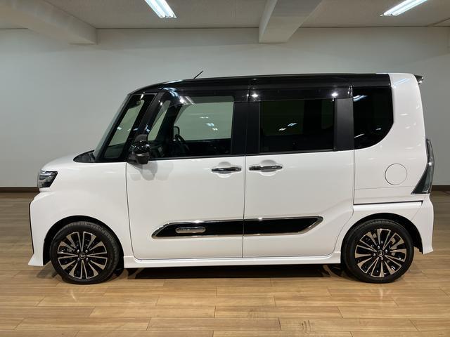 タント カスタムＲＳ　サポカーＳワイド適合　認定中古車　ターボエンジン・純正メモリーナビ・全方位カメラ・ナビ連動前後ドラレコ・ＥＴＣ車載器・全車速追従機能クルーズコントロールＡＣＣ・前後メッキガーニッシュ・衝突回避軽減ブレーキ・シートヒーター（9枚目）