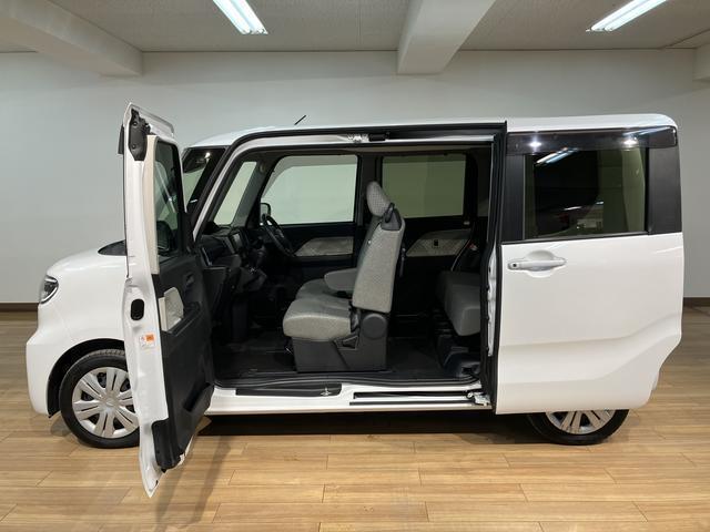 タント Ｘ　サポカーＳワイド適合　ワイドＤＶＤ／ＵＳＢチューナー・両側スライドドア／片側電動スライドドア・シートヒーター・ＬＥＤライト・衝突回避支援ブレーキ・誤発進抑制機能・人気色パールホワイト・プッシュスタート・ベンチシート（9枚目）