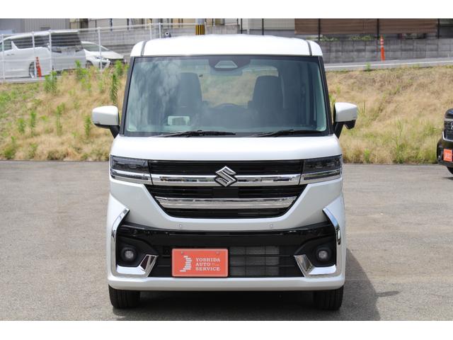 スペーシアカスタム ハイブリッドＸＳ　軽自動車　届出済未使用車　衝突被害軽減ブレーキ　アダプティブクルーズコントロール　アイドリングストップシステム　アルミホイール　シートヒーター　スマートキー　両側電動スライドドア　パワーウィンドウ（8枚目）