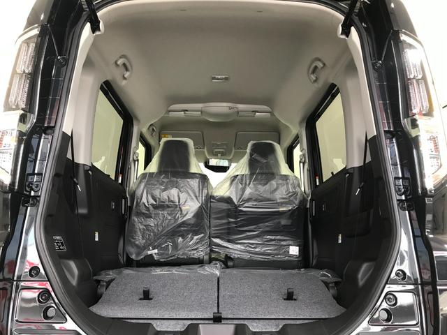 スペーシアカスタム ハイブリッドＸＳ　軽自動車　届出済未使用車　衝突被害軽減ブレーキ　アダプティブクルーズコントロール　アイドリングストップシステム　アルミホイール　スマートキー　シートヒーター　両側電動スライドドア　フルフラットシート（73枚目）