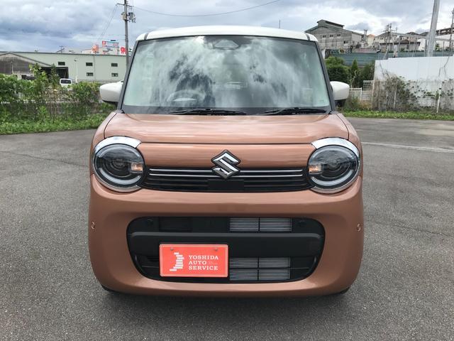 ワゴンＲスマイル ハイブリッドＳ　軽自動車　届出済未使用車　衝突被害軽減ブレーキ　アダプティブクルーズコントロール　アイドリングストップシステム　両側スライド片側電動ドア　シートヒーター　スマートキー　フルフラットシート　エアコン（7枚目）