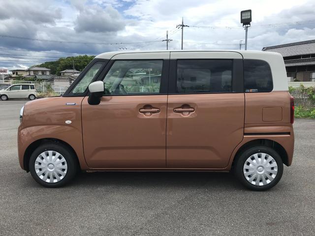 ワゴンＲスマイル ハイブリッドＳ　軽自動車　届出済未使用車　衝突被害軽減ブレーキ　アダプティブクルーズコントロール　アイドリングストップシステム　両側スライド片側電動ドア　シートヒーター　スマートキー　フルフラットシート　エアコン（10枚目）