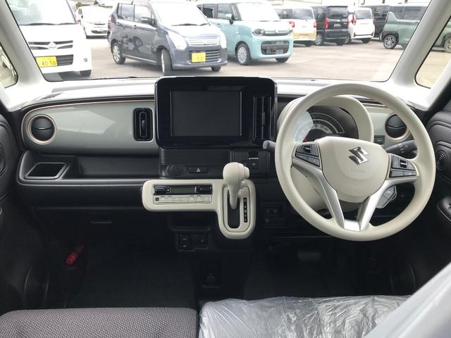 ワゴンＲスマイル ハイブリッドＳ　軽自動車　届出済未使用車　衝突被害軽減ブレーキ　アダプティブクルーズコントロール　アイドリングストップシステム　両側スライド片側電動ドア　シートヒーター　スマートキー　フルフラットシート　エアコン（67枚目）