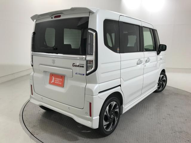 スペーシアカスタム ハイブリッドＸＳ　軽自動車　届出済未使用車　衝突被害軽減ブレーキ　アダプティブクルーズコントロール　アイドリングストップ　両側電動スライドドア　シートヒーター　スマートキー　フルフラットシート　アルミホイール　エアコン（6枚目）