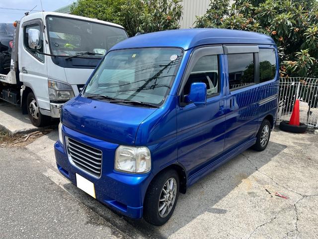 バモスホビオ ターボ　キャンピング車／マット／テーブル／１００ｖコンセント／シャワー／　アルミ　キーレス　ターボ　タイベル交換済み（4枚目）