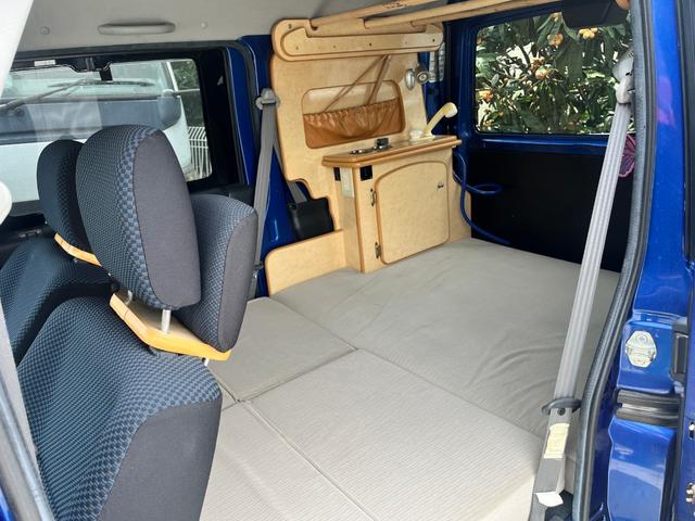 バモスホビオ ターボ　キャンピング車／マット／テーブル／１００ｖコンセント／シャワー／　アルミ　キーレス　ターボ　タイベル交換済み（11枚目）