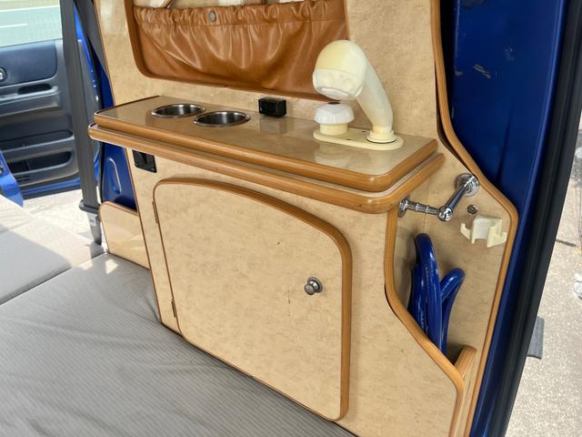 バモスホビオ ターボ　キャンピング車／マット／テーブル／１００ｖコンセント／シャワー／　アルミ　キーレス　ターボ　タイベル交換済み（15枚目）