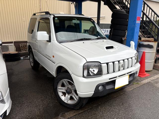 ジムニー ランドベンチャー ハーフレザーシート アルミホイール 4WD ルーフレール キーレス 記録簿 ナビ ETC(2枚目)