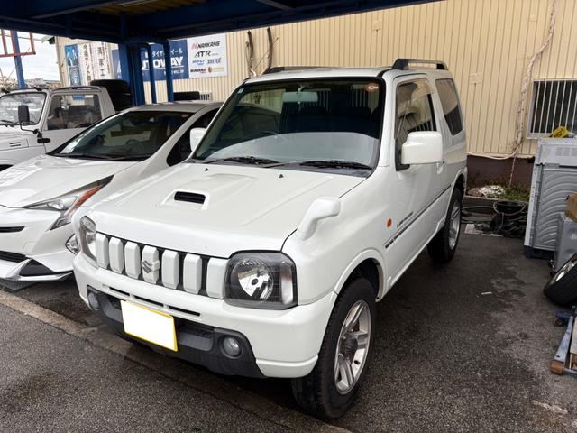 ジムニー ランドベンチャー ハーフレザーシート アルミホイール 4WD ルーフレール キーレス 記録簿 ナビ ETC(6枚目)