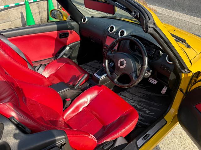 コペン アクティブトップ 電動オープン 4気筒ターボ 赤革シート ナビ アルミホイール(28枚目)